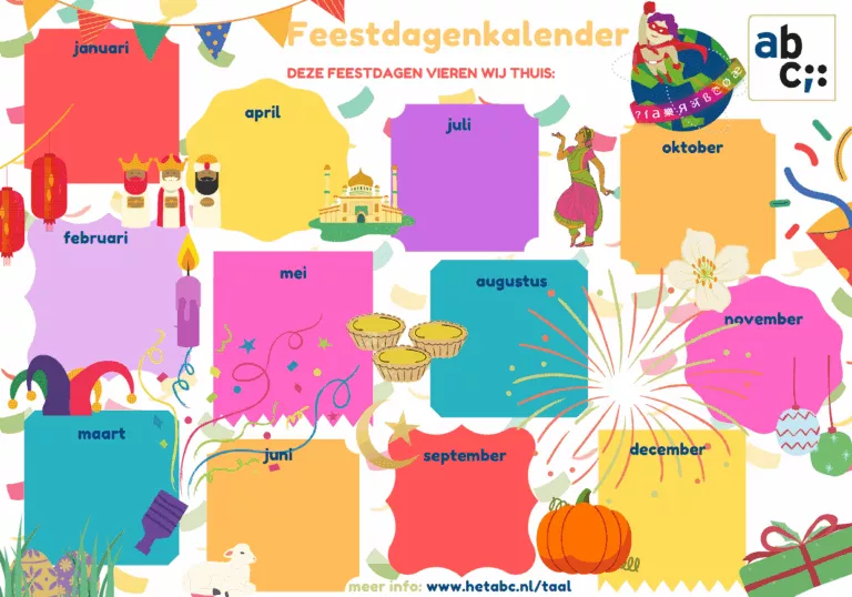 Feestdagenkalender Feestdagenkalender