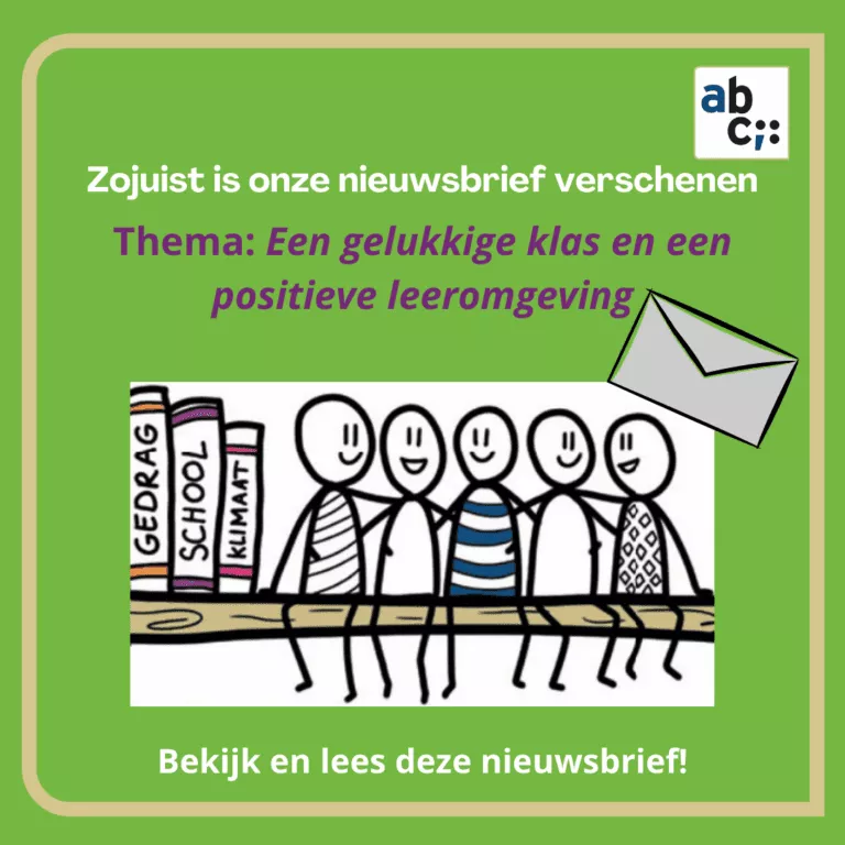 Nieuwsbrief Gedrag en Schoolklimaat Nieuwsbrief Gedrag en Schoolklimaat