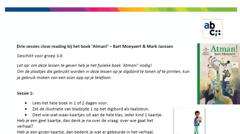 Lessenserie Close Reading groep 3 t/m 6